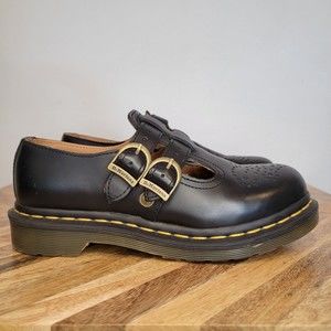 COPY - Dr. Doc Martens 12916 Mary Jane Double Strap Black Leather Shoes Women’s…
